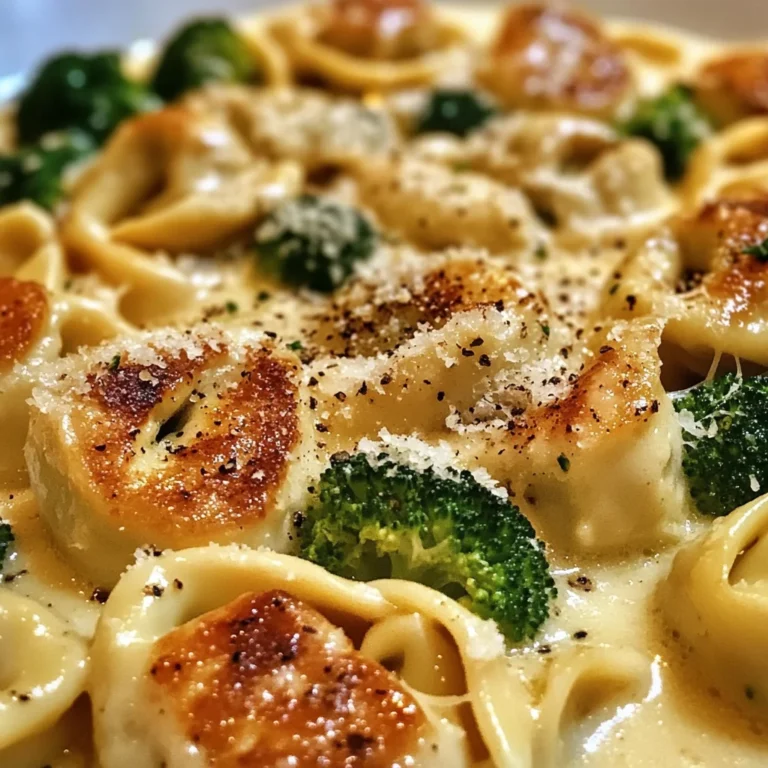 Garlic Parmesan Chicken Tortellini
