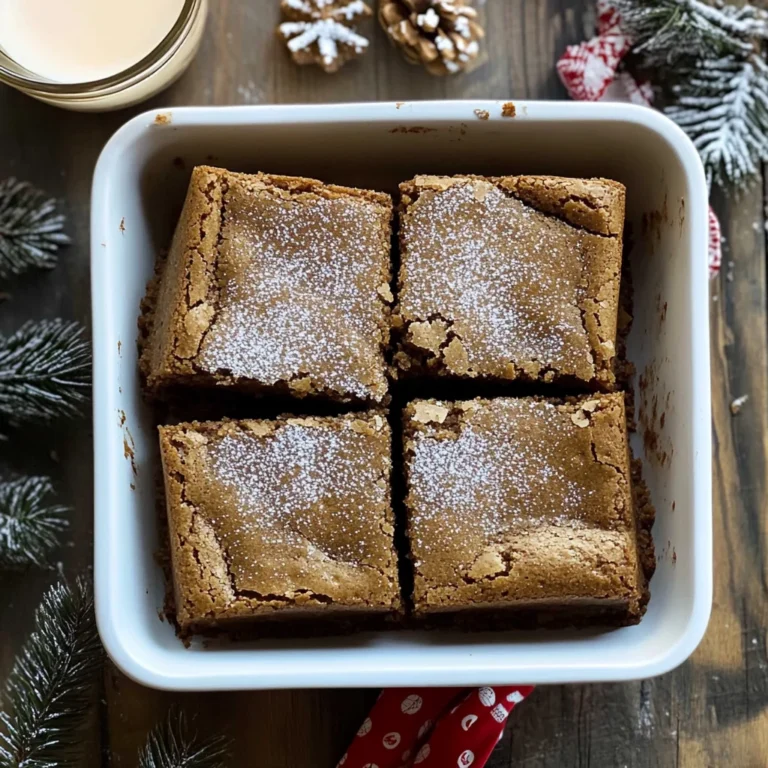 Gingerbread Brownies