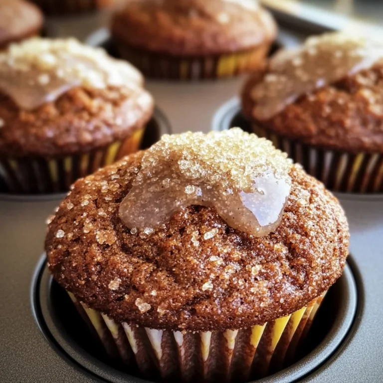 Glazed Gingerbread Muffins