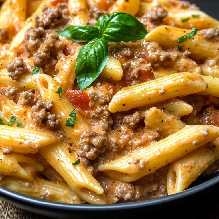 High Protein Creamy Beef Pasta Recipe for Quick Weeknight Dinners