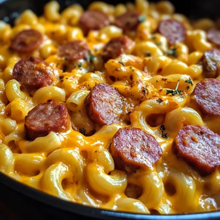One-Pot Kielbasa Mac and Cheese