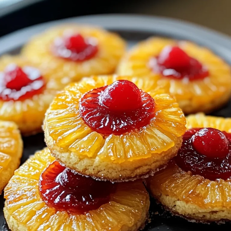 Pineapple Upside-Down Cookies: A Fun Twist on a Classic Dessert