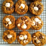 Pumpkin S'mores Cookies