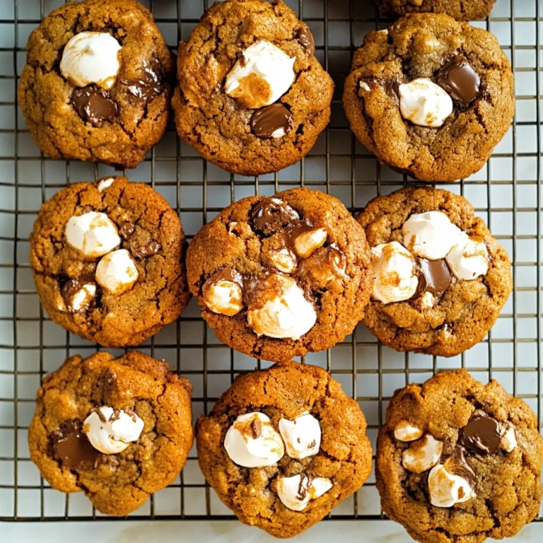 Pumpkin S'mores Cookies