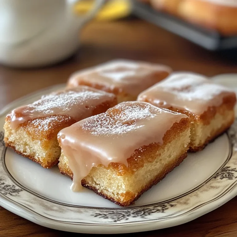 Soft Baked Maple Donut Bars