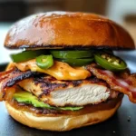 Spicy Grilled Chicken Avocado Sandwich
