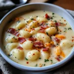 Turkey Bacon Cheddar Gnocchi Soup – A Rich and Creamy Comfort Meal