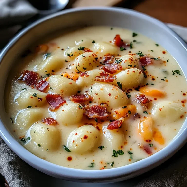 Turkey Bacon Cheddar Gnocchi Soup – A Rich and Creamy Comfort Meal
