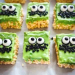 Frankenstein Halloween Rice Krispie Treats