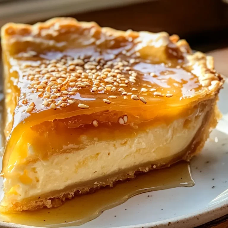Golden Greek Honey Pie (Melopita)