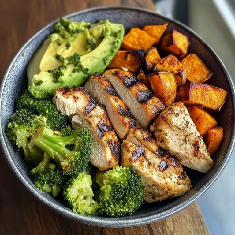 Grilled Chicken Veggie Bowl with Avocado