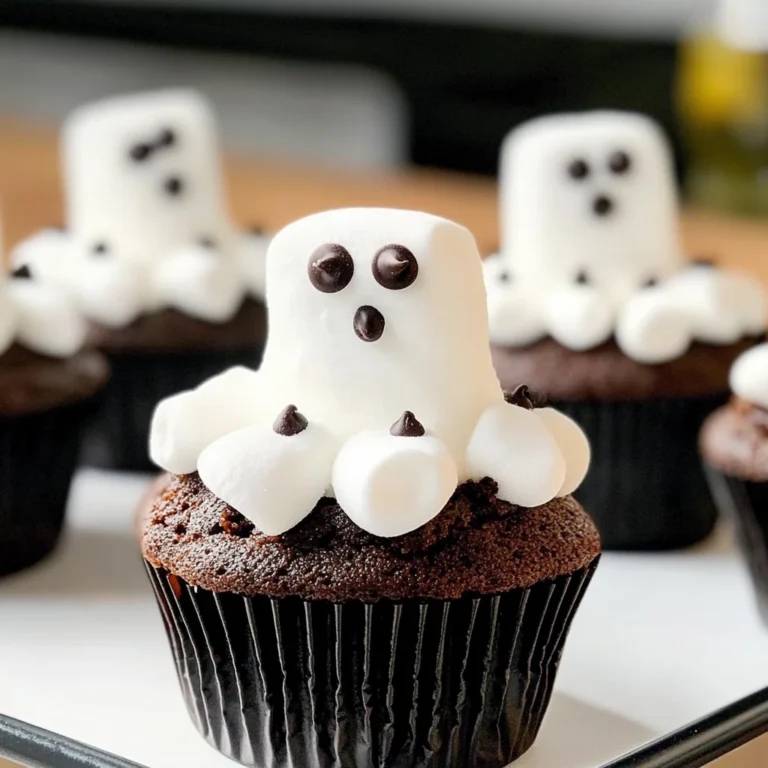 Marshmallow Ghost Cupcakes