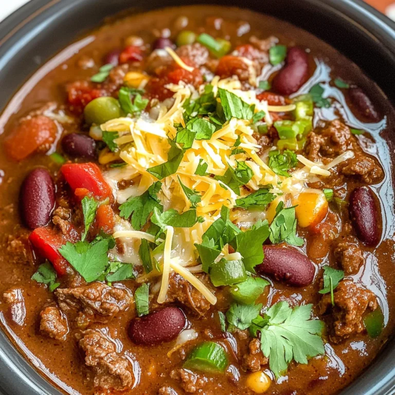 Slow Cooker Chili Con Carne