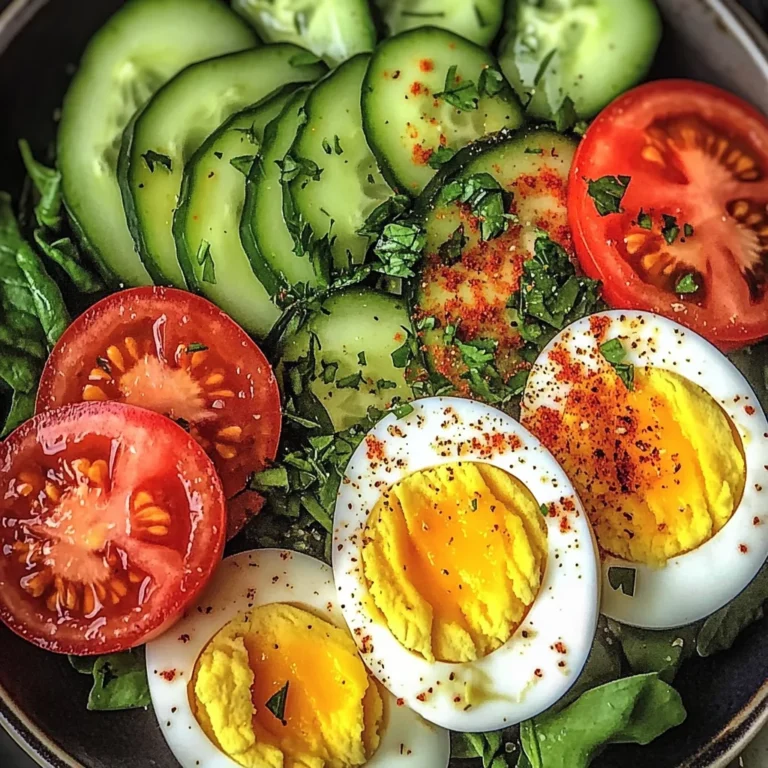 Avocado and Egg Garden Salad