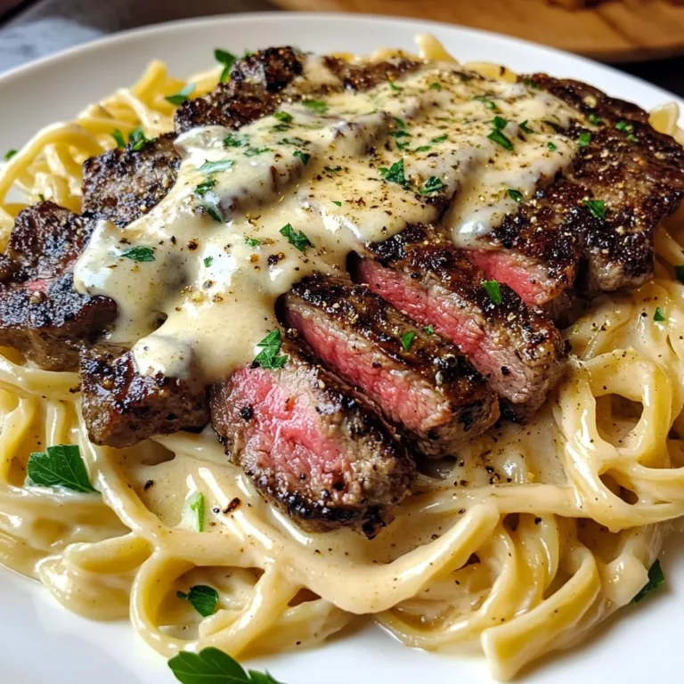 Creamy Cajun Steak Alfredo