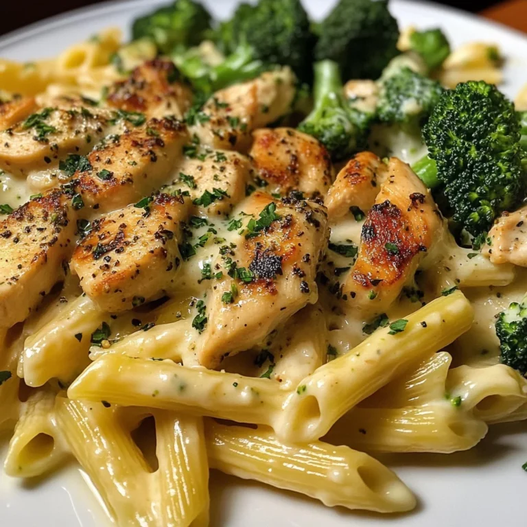 Creamy Chicken and Broccoli Penne