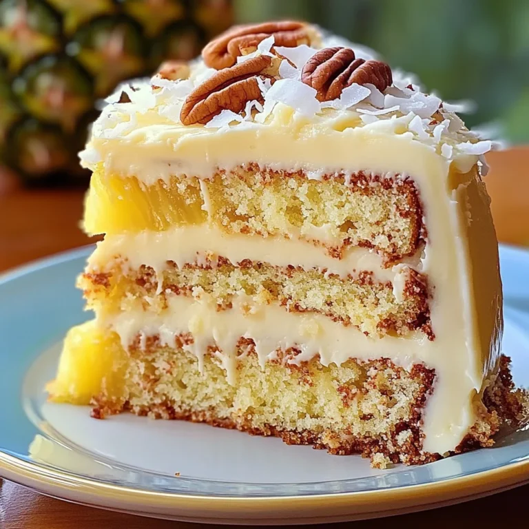 Hawaiian Pineapple Cake Recipe