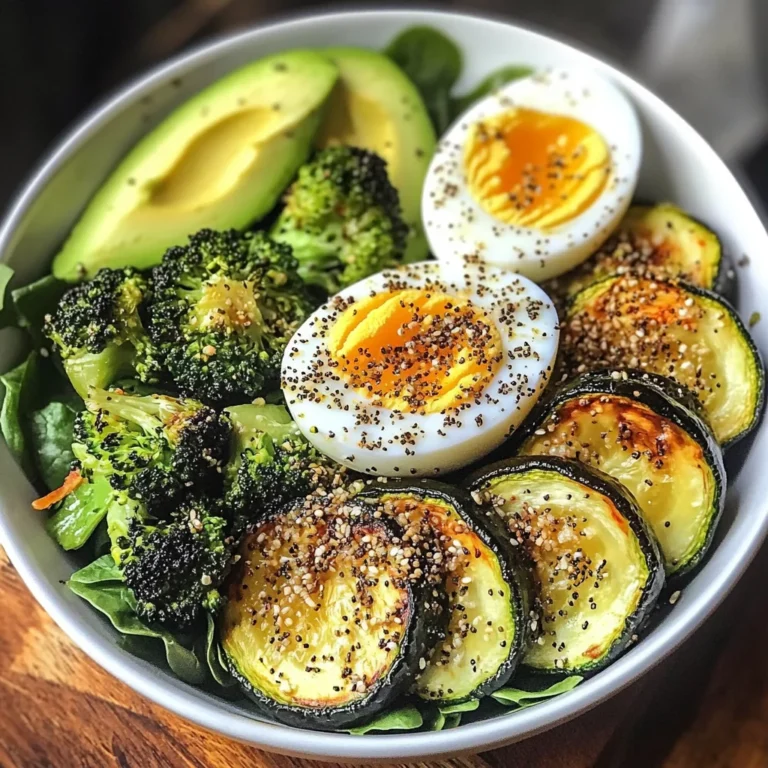 Jammy Egg Power Bowl with Roasted Veggies & Avocado
