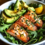 Zesty Salmon & Avocado Salad Bowl